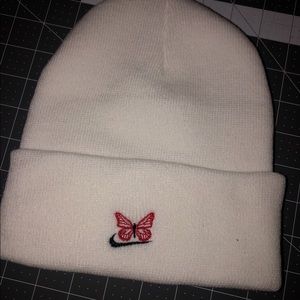 Embroidered beanie